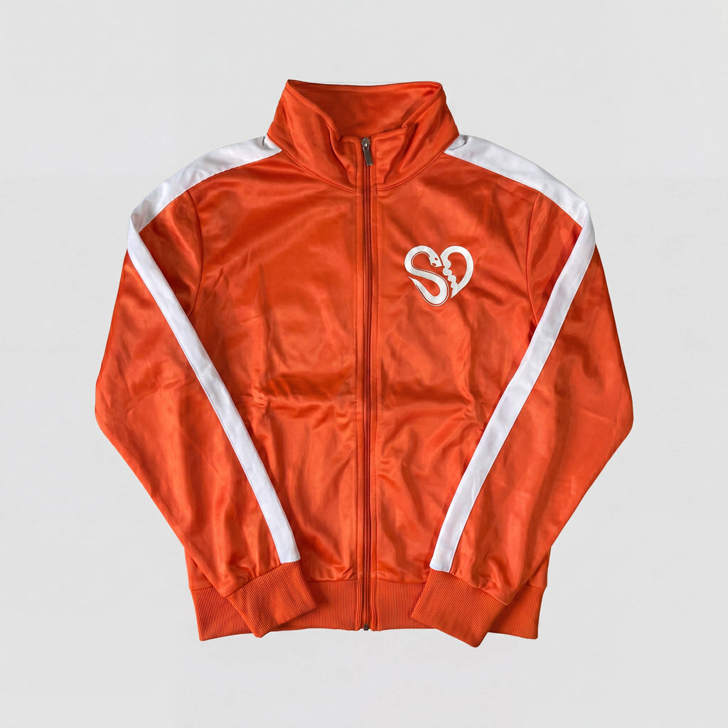 Felpa Tuta Logo Orange