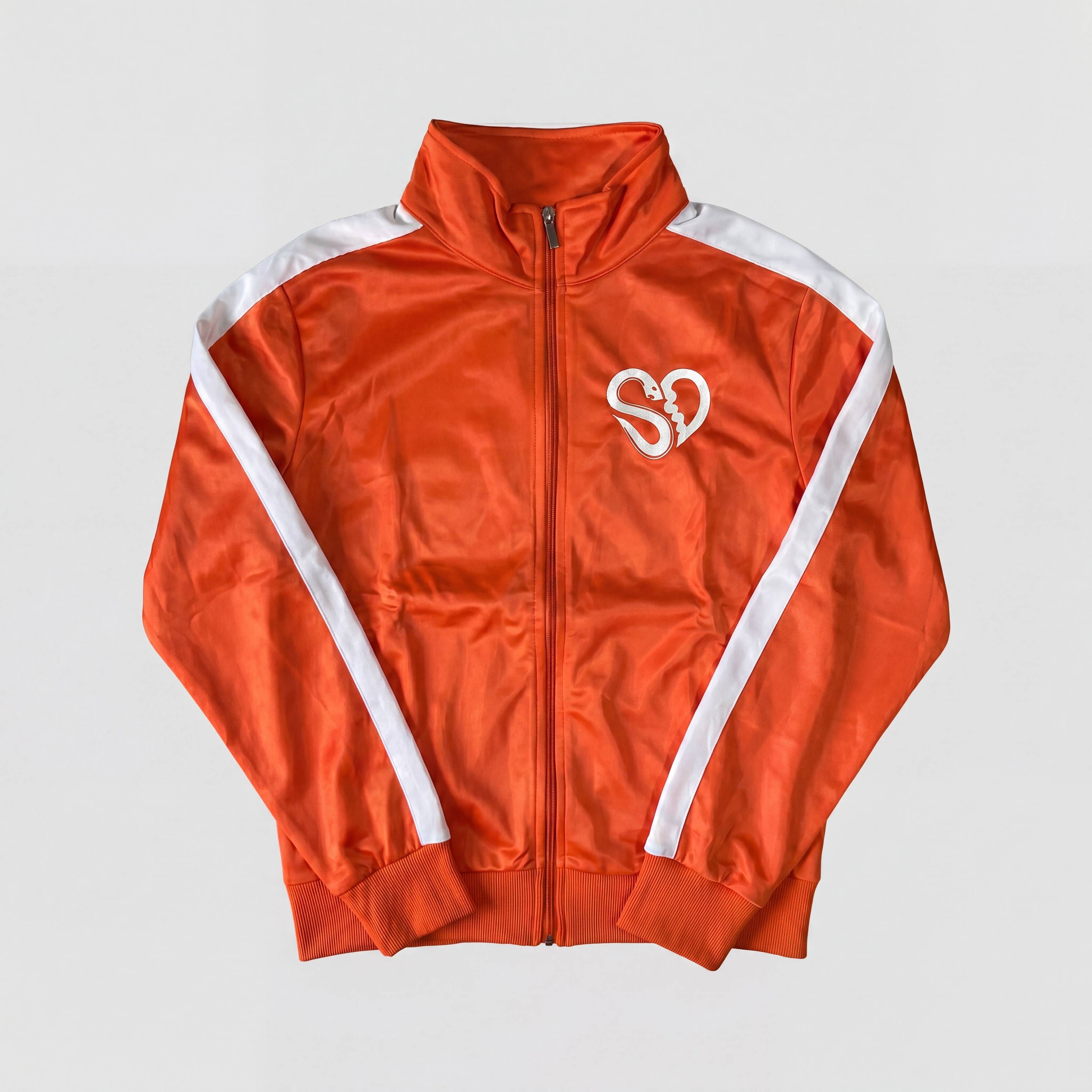 Felpa Tuta Logo Orange