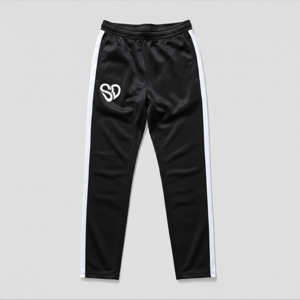 Pantalone Tuta Logo Black