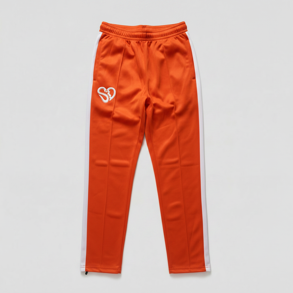 Pantalone Tuta Logo Orange