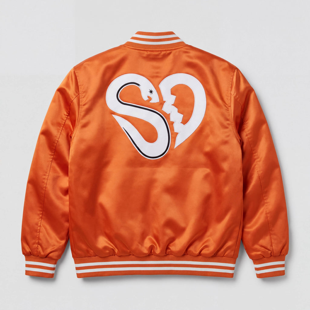 Heart Logo Jacket Orange