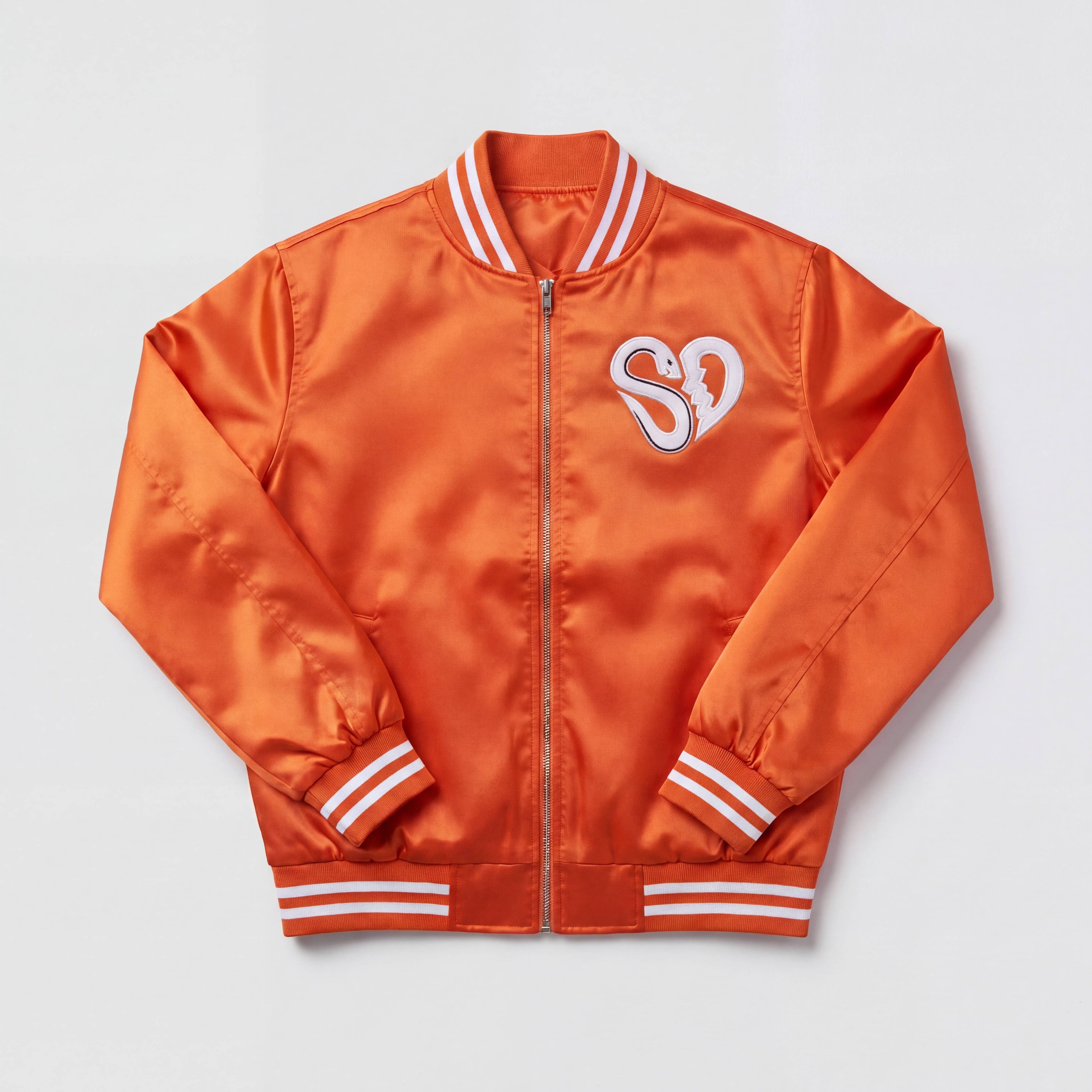 Heart Logo Jacket Orange