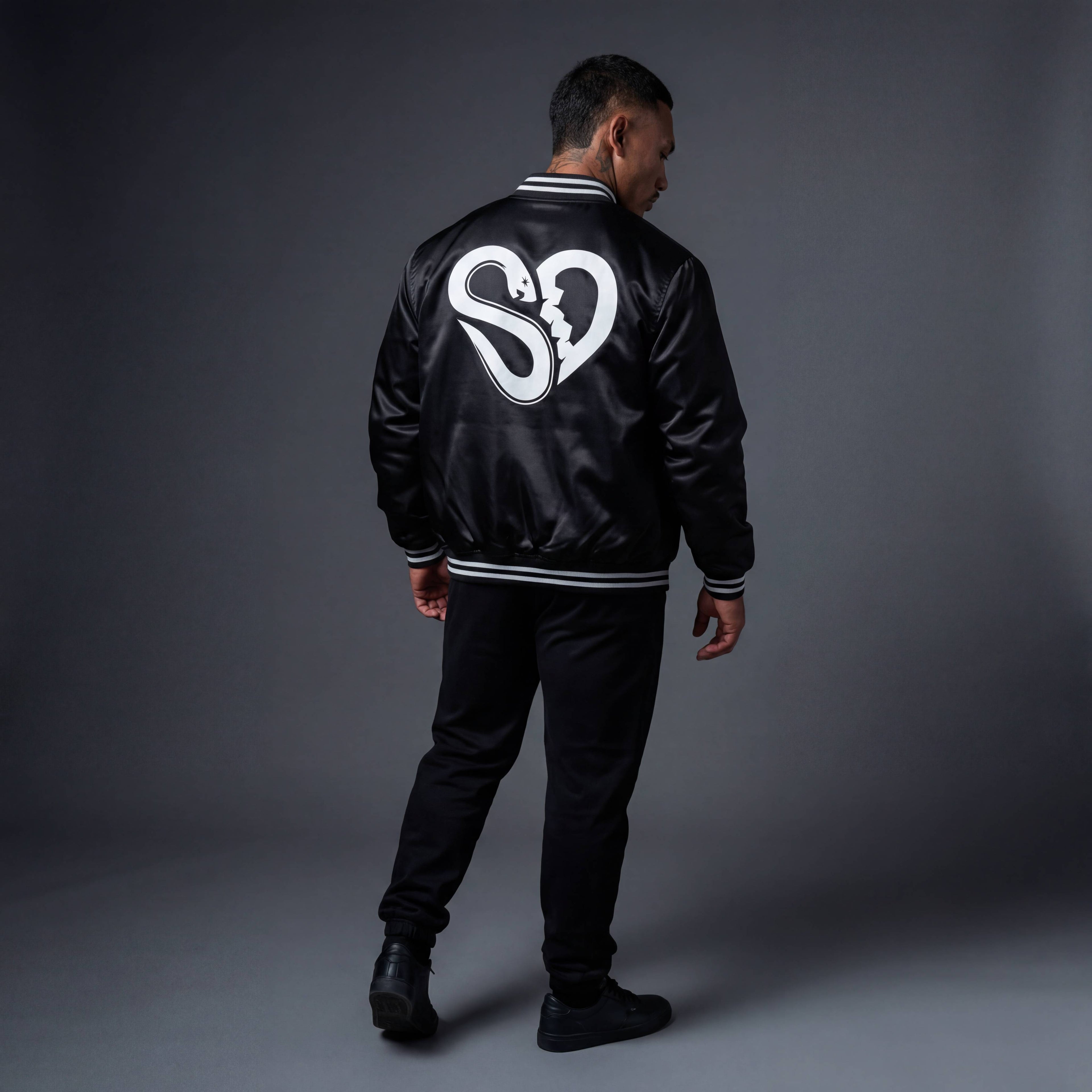 Heart Logo Jacket Black