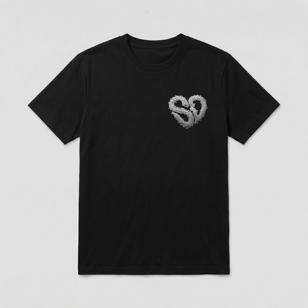T-Shirt logo bianco
