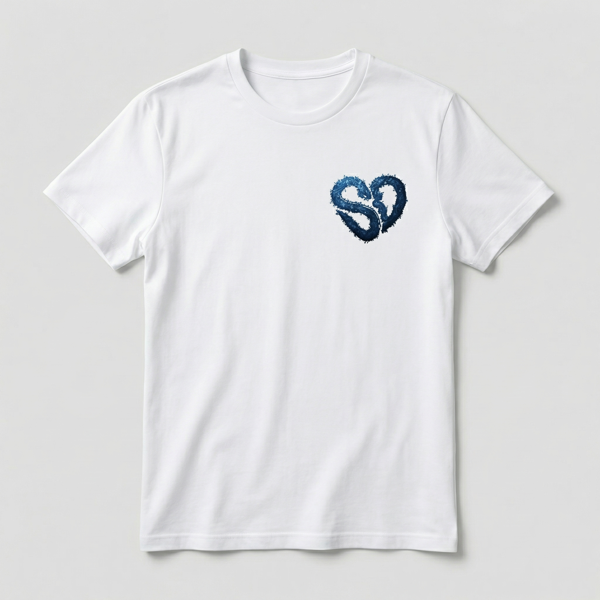 T-Shirt logo blu