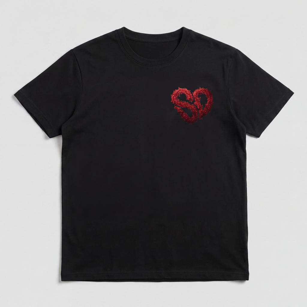 T-Shirt logo rosso