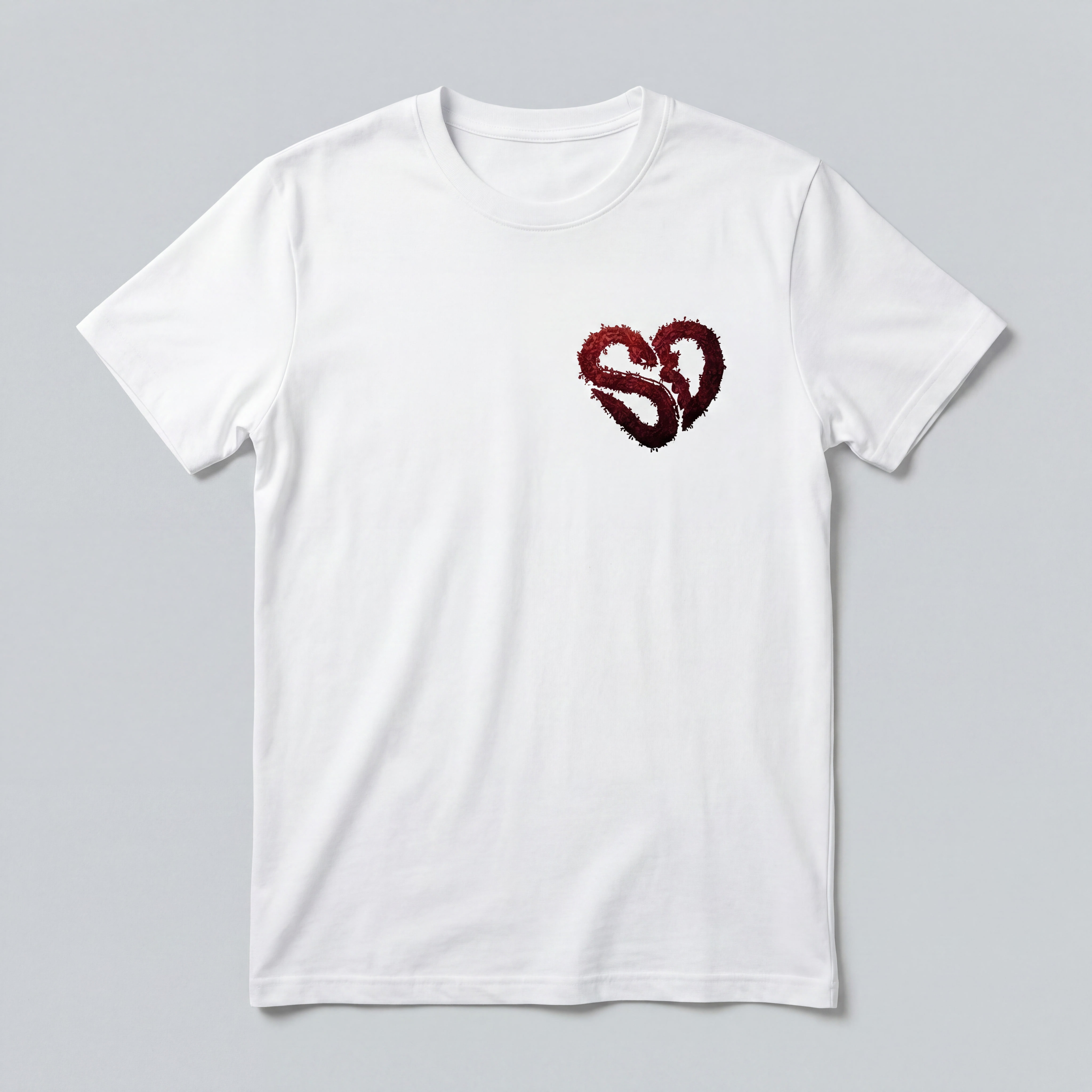 T-Shirt logo rosso